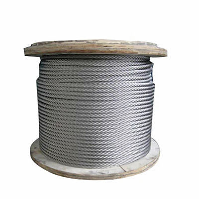 Harga yang bagus 6x7FC Construction Stainless Steel 316 Wire Rope with 1770MPA Tensile Strength and Electro Galvanized Surface on line