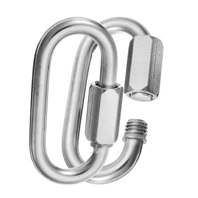 Harga yang bagus Quick Links Chain Connectors Twist Oval Keychain Bentuk D untuk Swing Camping on line