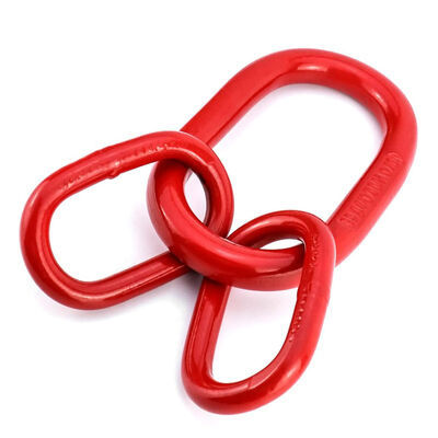 Harga yang bagus Tautan Utama Baja Paduan Lapis Bubuk Tempa untuk Pengikatan/Pengangkatan on line