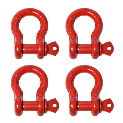Harga yang bagus Anchor Shackle baja tempa Galvanized Bow Shackle dengan sekrup Pin on line