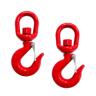 Harga yang bagus 360 derajat Rotasi Crane Swivel Lifting Eye Hook Swivel Chain Hooks untuk Lifting Chains Transportasi Pelabuhan on line