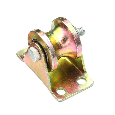 Harga yang bagus Heavy Duty Rigid Caster Wheel dengan Bracket U Groove Track Roller on line