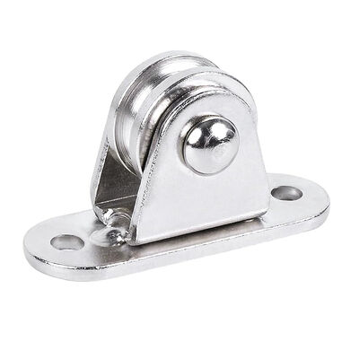 Harga yang bagus Single Bearing Groove Track Roller untuk Sliding Gate Guide Roller Sliding Gate Wheel on line