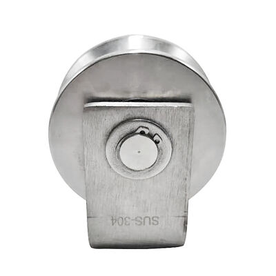 Harga yang bagus Industrial Caster modern stainless steel roda Bracket untuk pintu geser on line