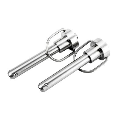 Harga yang bagus Pin Push-Button Ball Locking Pin 304 Stainless Steel Ring Handle Locking Pin on line