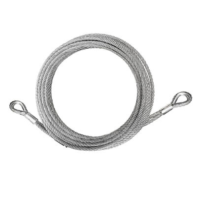 Harga yang bagus Tali kawat stainless steel Sling Mata dan Mata Tali tali tali Sling Mechanical Spliced Rigging Lifting Sling on line