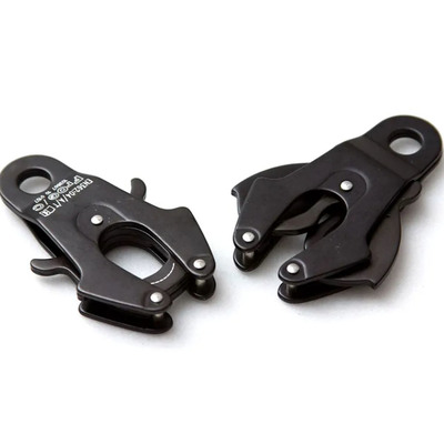 Harga yang bagus Aksesori Hewan Peliharaan Grosir Tali Anjing Taktis Carabiner Konektor Paduan Aluminium Multifungsi Klip Gesper Katak on line