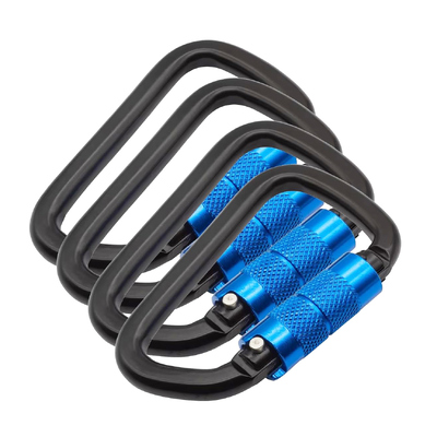 Harga yang bagus 9kN Premium Anodized Aluminum Alloy Twist Lock Carabiner Clip untuk Tas on line