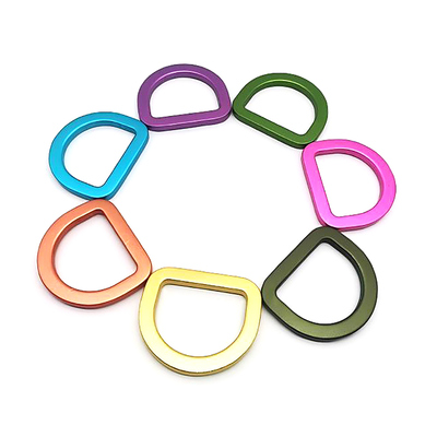 Harga yang bagus Pabrik Langsung Kualitas Tinggi D-Ring Buckle ransel tali Tas D-Ring Buckle Aluminium D Ring on line