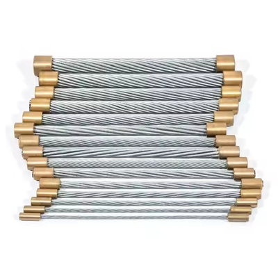 Harga yang bagus AISI 7/32 SWG 7/1.83mm Galvanized Carbon Steel Stranded Stay/Guy Wire dengan layanan lentur on line