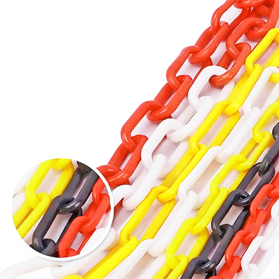 Harga yang bagus Merah Putih Kuning Hitam Traffic Barrier Plastik Link Chain on line