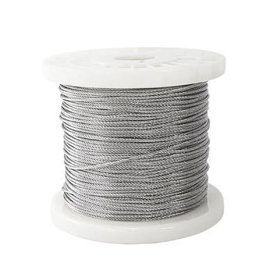 Harga yang bagus 304 stainless steel Wire Rope 7x19 Strands Konstruksi untuk Shade Sail & Hanging Lights Hardware Kit on line
