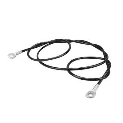Harga yang bagus GYM Kabel Peralatan Kebugaran PU Lapisan Steel Wire Rope 7 * 19-4-6mm on line