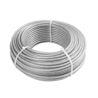 Harga yang bagus Kabel Baja Berlapis PVC 7x7 Inti Untai Sistem Pagar Kabel Ideal untuk Pegangan Tangga Tiang Pagar Teras Dek on line