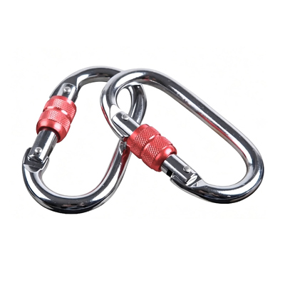 Harga yang bagus Gesper Panjat 25kN 5620Lbs Gesper Pengunci Tugas Berat untuk Panjat Tebing on line
