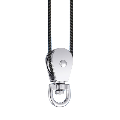Harga yang bagus Baja tahan karat disesuaikan Pulley Block Swivel Lifting Wire Rope Kabel Roller HH-3964 Honghao on line