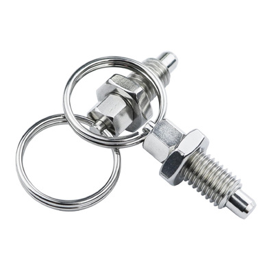 Harga yang bagus Tipe stainless steel Non-locking Stubby Hand-Retractable Index Plunger Spring Plunger dengan Pull Ring on line