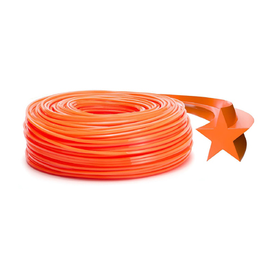 Star String Trimmer Line Heavy Duty Commercial Grade Nylon Weed Eater String Bentuk bintang berkinerja tinggi untuk pemotongan bersih