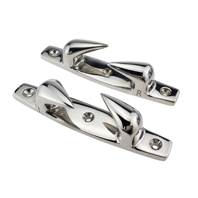 Harga yang bagus Heavy Dudy Marine Grade 316 Stainless Skene Boat Angled Bow Chocks Yacht Deck Dock Mooring Rope Cleat Chock on line