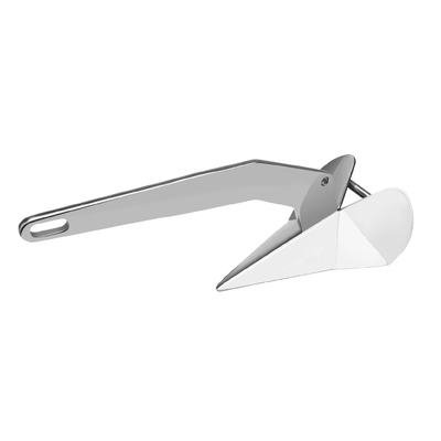 Harga yang bagus 316 Stainless Steel Delta Style Boat Anchor Marine Grade Mirror Polished Triangular Anchor on line