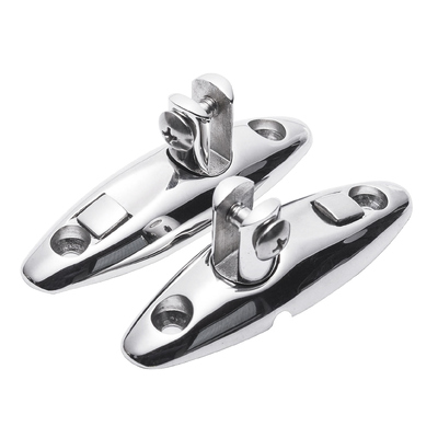 Harga yang bagus Perahu Bimini Top Swivel Hinge 316 Stainless Steel Deck Side Mount Quick Release Hinge on line