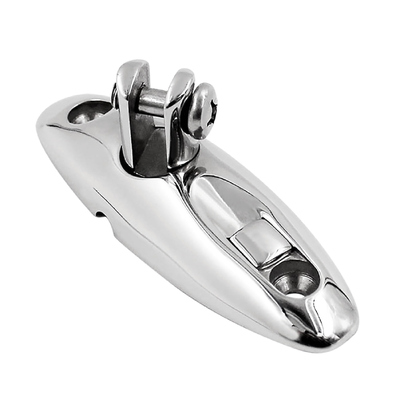 Harga yang bagus Perahu Stainless Steel Pembebasan Cepat Hinge Atas Kapal 360 Degree Swivel Deck Side Mount Hinge on line