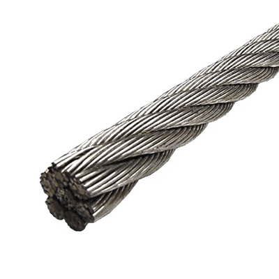 Harga yang bagus Harga pabrik Galvanized Wire Rope Kabel Laut 6x15-7FC Hoisting Steel Wire Rope on line