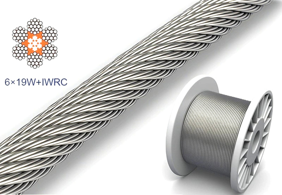 Harga yang bagus Tali Baja Tahan Karat AISI 316 Non-Magnetik 7x19 untuk Peralatan Sensitif on line