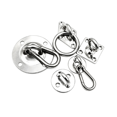 Harga yang bagus Heavy-Duty Metal Swivel Keychain Carabiner Ceiling Fan Wall Mount Swing Hammock Snap Hanging Anchor Bracket Hook Industri Berat on line